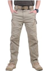Men's Hiking Tactical Pants Lightweight Cotton Outdoor Military Combat Cargo Trousers - Image 2