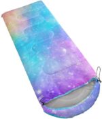 Kids Sleeping Bag for Boys Girls,Lightweight Warm Portable Outdoor Indoor-Waterproof Cold Weather Resistant Sleeping Bag for Camping Hiking - Image 2