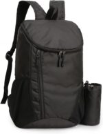 Hiking Backpack, Waterproof and Wear-resistant Lightweight Backpack Packable,Outdoor Travel Camping Daypack Foldable-BLACK