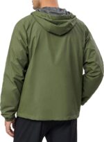 Men’s Lightweight Windbreaker Jacket Breathable Windproof Hooded Wind Coat Hiking Running Golf Travel - Image 2